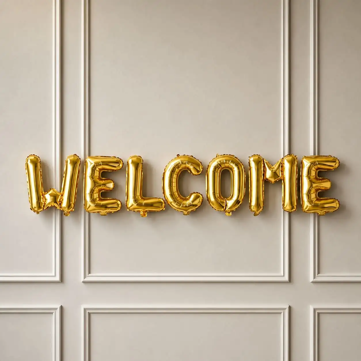 Golden Welcome Foil